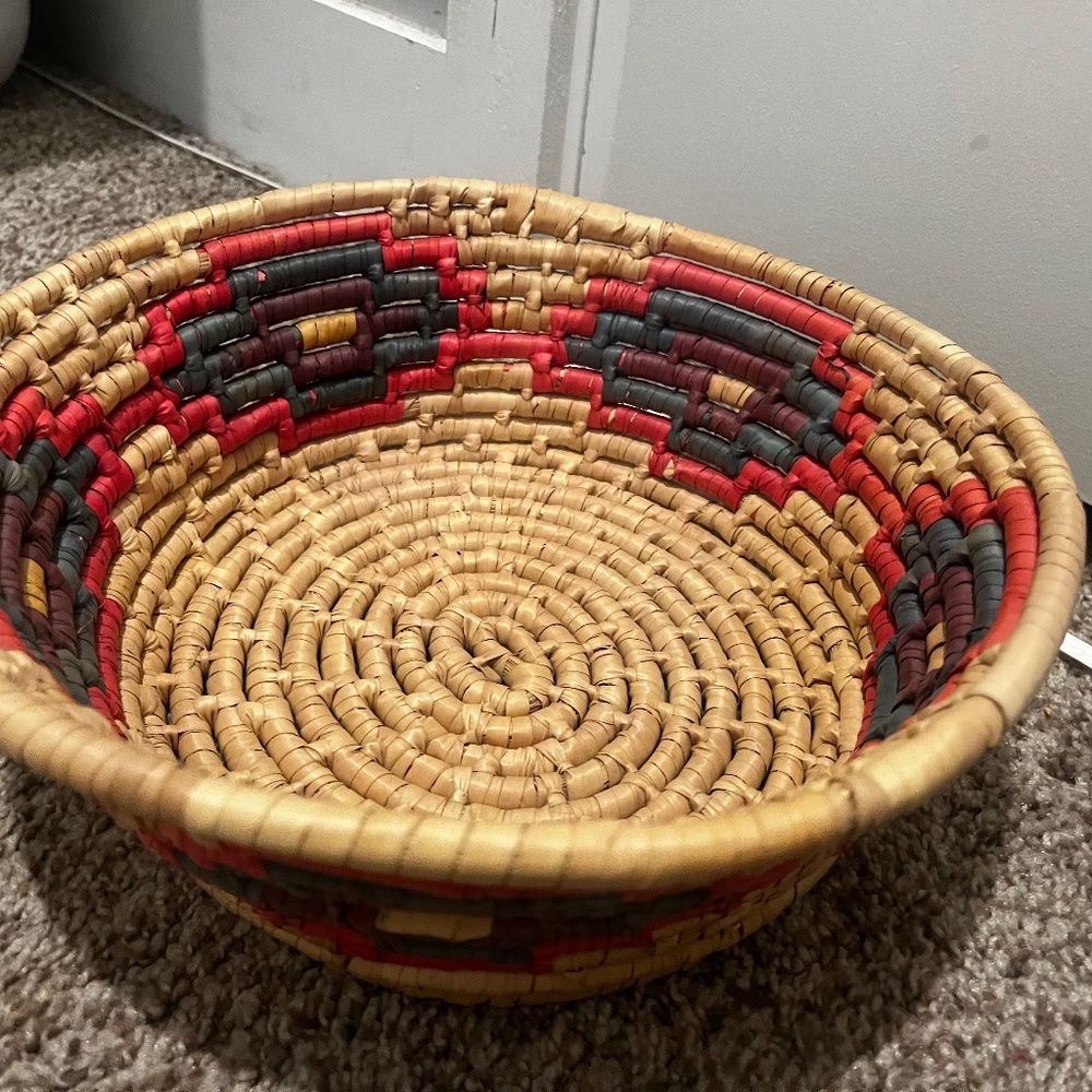 Sweetgrass basket